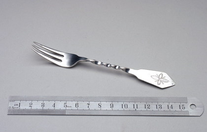 Rare Cape Silver twisted stem Konfyt fork